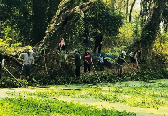 ภาพกิจกรรม โปรแกรมวิชาวิทยาศาสตร์สิ่งแวดล้อม จัดโครงการเยาวชนรักสิ่งแวดล้อม กิจกรรม Love Environmental