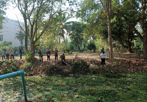 ภาพกิจกรรม โปรแกรมวิชาวิทยาศาสตร์สิ่งแวดล้อม จัดโครงการเยาวชนรักสิ่งแวดล้อม กิจกรรม Love Environmental