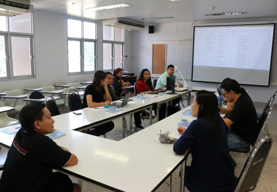 ภาพกิจกรรม คณะวิทยาศาสตร์และเทคโนโลยี จัดการประชุมคณะจัดทำรายงานการควบคุมภายใน ประจำปีงบประมาณ พ.ศ. 2561 (รอบ 6 เดือน)