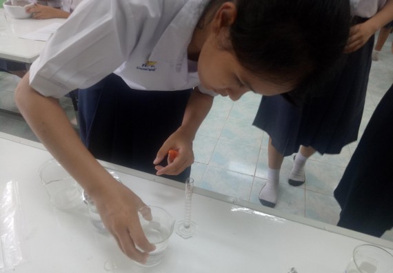 ภาพกิจกรรม โปรแกรมวิชาเคมี จัดการอบรมเชิงปฏิบัติการการทำโครงงานทางเคมีระดับชั้นมัธยมศึกษาตอนปลาย