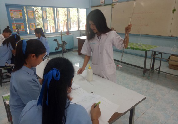 ภาพกิจกรรม โปรแกรมวิชาเคมี จัดการอบรมเชิงปฏิบัติการการทำโครงงานทางเคมีระดับชั้นมัธยมศึกษาตอนปลาย