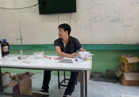 ภาพกิจกรรม โปรแกรมวิชาเคมี จัดการอบรมเชิงปฏิบัติการการทำโครงงานทางเคมีระดับชั้นมัธยมศึกษาตอนปลาย