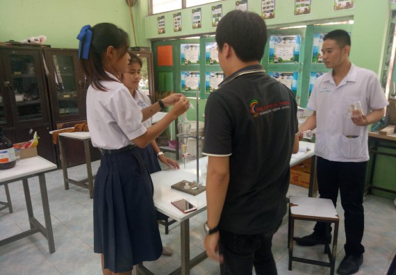 ภาพกิจกรรม โปรแกรมวิชาเคมี จัดการอบรมเชิงปฏิบัติการการทำโครงงานทางเคมีระดับชั้นมัธยมศึกษาตอนปลาย