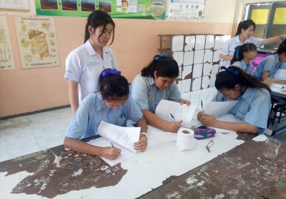 ภาพกิจกรรม โปรแกรมวิชาเคมี จัดการอบรมเชิงปฏิบัติการการทำโครงงานทางเคมีระดับชั้นมัธยมศึกษาตอนปลาย