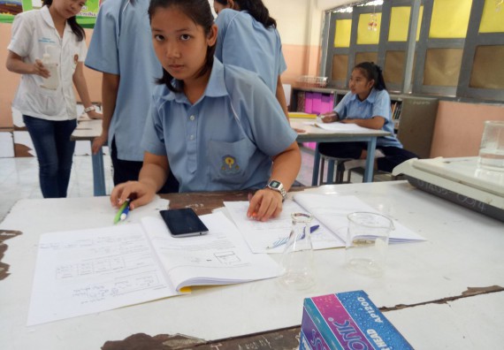 ภาพกิจกรรม โปรแกรมวิชาเคมี จัดการอบรมเชิงปฏิบัติการการทำโครงงานทางเคมีระดับชั้นมัธยมศึกษาตอนปลาย