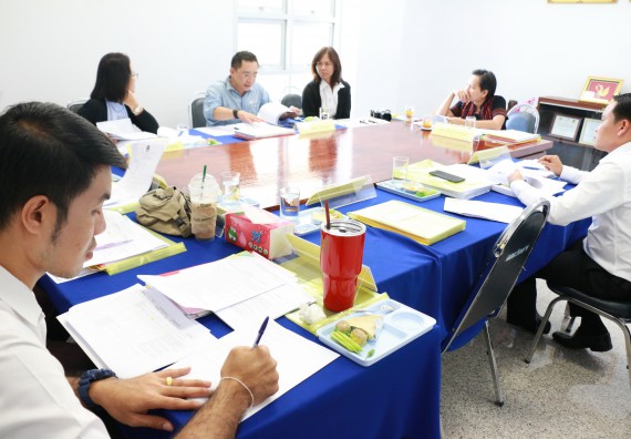 ภาพกิจกรรม คณะวิทยาศาสตร์และเทคโนโลยี จัดการประชุมคณะกรรมการประจำคณะวิทยาศาสตร์และเทคโนโลยี ครั้งที่ 1/2561