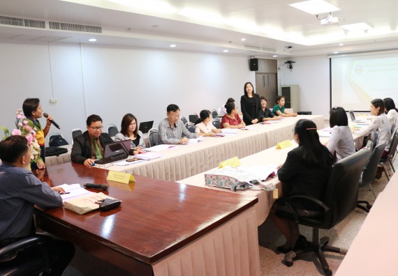 ภาพกิจกรรม หลักสูตรเคมี (วท.บ.) จัดการตรวจประเมินคุณภาพภายในระดับหลักสูตรเคมี (วท.บ.)