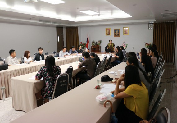 ภาพกิจกรรม คณะวิทยาศาสตร์และเทคโนโลยี จัดการประชุมจัดห้องเรียนตามรายวิชาสอนภาคปกติกำแพงเพชร ภาคเรียนที่ 1 ปีการศึกษา 2561