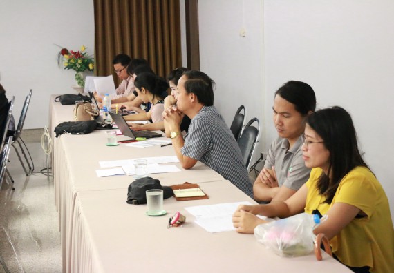 ภาพกิจกรรม คณะวิทยาศาสตร์และเทคโนโลยี จัดการประชุมจัดห้องเรียนตามรายวิชาสอนภาคปกติกำแพงเพชร ภาคเรียนที่ 1 ปีการศึกษา 2561