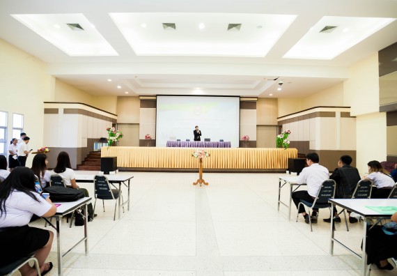 ภาพกิจกรรม  คณะวิทยาศาสตร์และเทคโนโลยี เข้าร่วมโครงการพัฒนาศักยภาพผู้นำนักศึกษา ประจำปีการศึกษา 2561