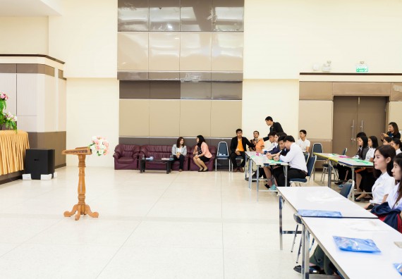 ภาพกิจกรรม  คณะวิทยาศาสตร์และเทคโนโลยี เข้าร่วมโครงการพัฒนาศักยภาพผู้นำนักศึกษา ประจำปีการศึกษา 2561