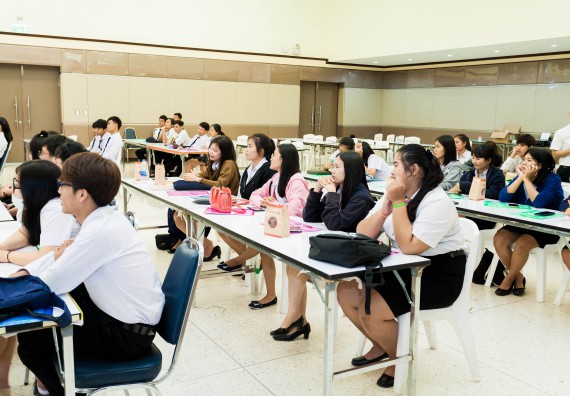 ภาพกิจกรรม  คณะวิทยาศาสตร์และเทคโนโลยี เข้าร่วมโครงการพัฒนาศักยภาพผู้นำนักศึกษา ประจำปีการศึกษา 2561