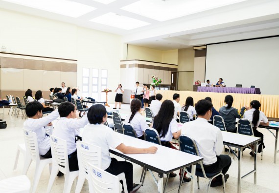 ภาพกิจกรรม  คณะวิทยาศาสตร์และเทคโนโลยี เข้าร่วมโครงการพัฒนาศักยภาพผู้นำนักศึกษา ประจำปีการศึกษา 2561