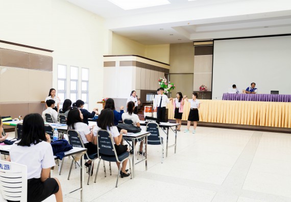 ภาพกิจกรรม  คณะวิทยาศาสตร์และเทคโนโลยี เข้าร่วมโครงการพัฒนาศักยภาพผู้นำนักศึกษา ประจำปีการศึกษา 2561