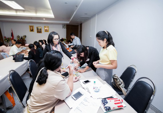 ภาพกิจกรรม คณะวิทยาศาสตร์และเทคโนโลยี จัดโครงการอบรมเชิงปฏิบัติการวิทยากรสำหรับสะเต็มศึกษา (STEM Education)