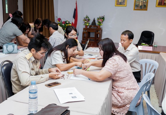 ภาพกิจกรรม คณะวิทยาศาสตร์และเทคโนโลยี จัดโครงการอบรมเชิงปฏิบัติการวิทยากรสำหรับสะเต็มศึกษา (STEM Education)