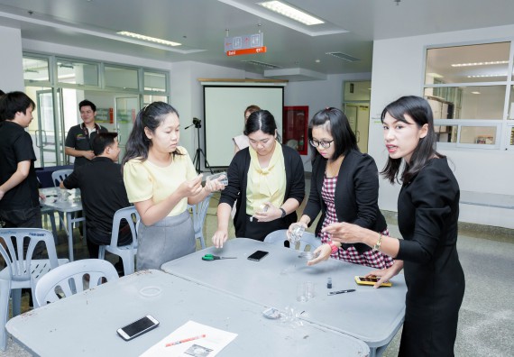 ภาพกิจกรรม คณะวิทยาศาสตร์และเทคโนโลยี จัดโครงการอบรมเชิงปฏิบัติการวิทยากรสำหรับสะเต็มศึกษา (STEM Education)