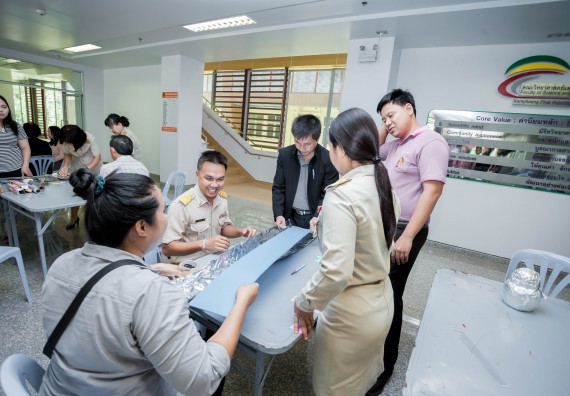 ภาพกิจกรรม คณะวิทยาศาสตร์และเทคโนโลยี จัดโครงการอบรมเชิงปฏิบัติการวิทยากรสำหรับสะเต็มศึกษา (STEM Education)