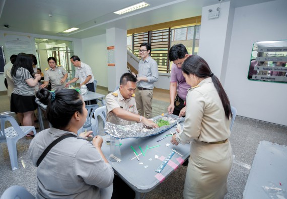 ภาพกิจกรรม คณะวิทยาศาสตร์และเทคโนโลยี จัดโครงการอบรมเชิงปฏิบัติการวิทยากรสำหรับสะเต็มศึกษา (STEM Education)