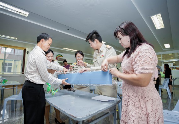 ภาพกิจกรรม คณะวิทยาศาสตร์และเทคโนโลยี จัดโครงการอบรมเชิงปฏิบัติการวิทยากรสำหรับสะเต็มศึกษา (STEM Education)