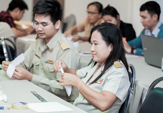 ภาพกิจกรรม คณะวิทยาศาสตร์และเทคโนโลยี จัดโครงการอบรมเชิงปฏิบัติการวิทยากรสำหรับสะเต็มศึกษา (STEM Education)