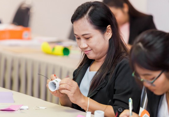 ภาพกิจกรรม คณะวิทยาศาสตร์และเทคโนโลยี จัดโครงการอบรมเชิงปฏิบัติการวิทยากรสำหรับสะเต็มศึกษา (STEM Education)