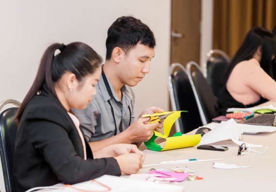 ภาพกิจกรรม คณะวิทยาศาสตร์และเทคโนโลยี จัดโครงการอบรมเชิงปฏิบัติการวิทยากรสำหรับสะเต็มศึกษา (STEM Education)