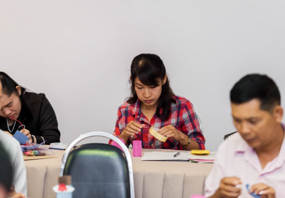 ภาพกิจกรรม คณะวิทยาศาสตร์และเทคโนโลยี จัดโครงการอบรมเชิงปฏิบัติการวิทยากรสำหรับสะเต็มศึกษา (STEM Education)