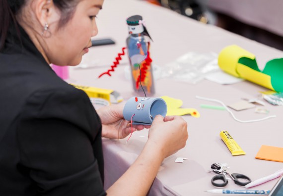 ภาพกิจกรรม คณะวิทยาศาสตร์และเทคโนโลยี จัดโครงการอบรมเชิงปฏิบัติการวิทยากรสำหรับสะเต็มศึกษา (STEM Education)