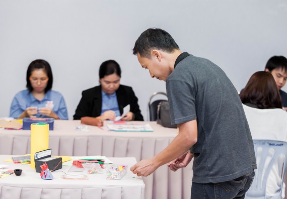 ภาพกิจกรรม คณะวิทยาศาสตร์และเทคโนโลยี จัดโครงการอบรมเชิงปฏิบัติการวิทยากรสำหรับสะเต็มศึกษา (STEM Education)