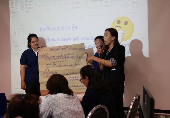 ภาพกิจกรรม โปรแกรมวิชาวิทยาศาสตร์สิ่งแวดล้อม จัดการประชุมโครงการเพิ่มประสิทธิภาพระบบการจัดการขยะมูลฝอยโดยการมีส่วนร่วมของชุมชุนแบบบูรณาการเทศบาลเมืองกำแพงเพชร
