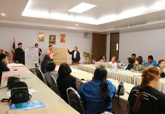 ภาพกิจกรรม โปรแกรมวิชาวิทยาศาสตร์สิ่งแวดล้อม จัดการประชุมโครงการเพิ่มประสิทธิภาพระบบการจัดการขยะมูลฝอยโดยการมีส่วนร่วมของชุมชุนแบบบูรณาการเทศบาลเมืองกำแพงเพชร