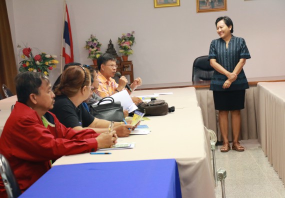 ภาพกิจกรรม โปรแกรมวิชาวิทยาศาสตร์สิ่งแวดล้อม จัดการประชุมโครงการเพิ่มประสิทธิภาพระบบการจัดการขยะมูลฝอยโดยการมีส่วนร่วมของชุมชุนแบบบูรณาการเทศบาลเมืองกำแพงเพชร