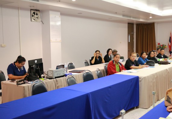 ภาพกิจกรรม โปรแกรมวิชาวิทยาศาสตร์สิ่งแวดล้อม จัดการประชุมโครงการเพิ่มประสิทธิภาพระบบการจัดการขยะมูลฝอยโดยการมีส่วนร่วมของชุมชุนแบบบูรณาการเทศบาลเมืองกำแพงเพชร