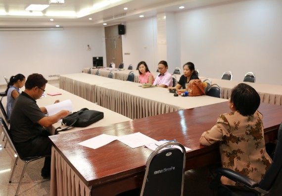 ภาพกิจกรรม คณะวิทยาศาสตร์และเทคโนโลยี จัดการประชุมหารือวิธีการประเมินประสิทธิภาพและประสิทธิผลการปฏิบัติราชการ