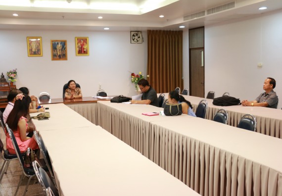 ภาพกิจกรรม คณะวิทยาศาสตร์และเทคโนโลยี จัดการประชุมหารือวิธีการประเมินประสิทธิภาพและประสิทธิผลการปฏิบัติราชการ