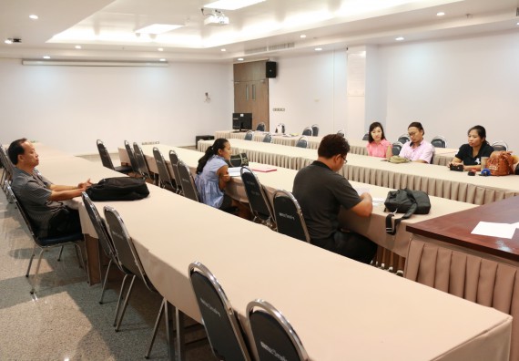 ภาพกิจกรรม คณะวิทยาศาสตร์และเทคโนโลยี จัดการประชุมหารือวิธีการประเมินประสิทธิภาพและประสิทธิผลการปฏิบัติราชการ