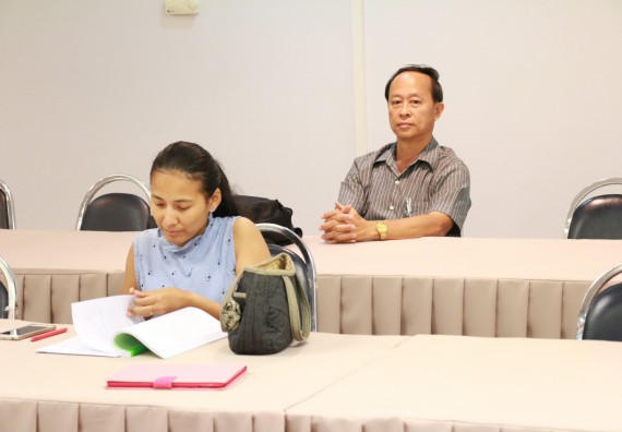 ภาพกิจกรรม คณะวิทยาศาสตร์และเทคโนโลยี จัดการประชุมหารือวิธีการประเมินประสิทธิภาพและประสิทธิผลการปฏิบัติราชการ