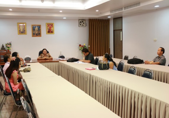 ภาพกิจกรรม คณะวิทยาศาสตร์และเทคโนโลยี จัดการประชุมหารือวิธีการประเมินประสิทธิภาพและประสิทธิผลการปฏิบัติราชการ