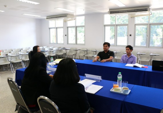 ภาพกิจกรรม หลักสูตรฟิสิกส์ จัดการตรวจประเมินคุณภาพภายในระดับหลักสูตรฟิสิกส์