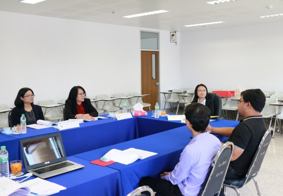 ภาพกิจกรรม หลักสูตรฟิสิกส์ จัดการตรวจประเมินคุณภาพภายในระดับหลักสูตรฟิสิกส์