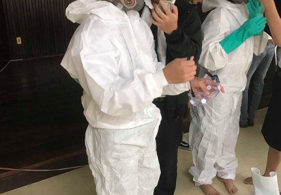 ภาพกิจกรรม โปรแกรมวิชาเคมี จัดการอบรมเชิงปฏิบัติการความปลอดภัยในห้องปฏิบัติการสำหรับครูเคมี