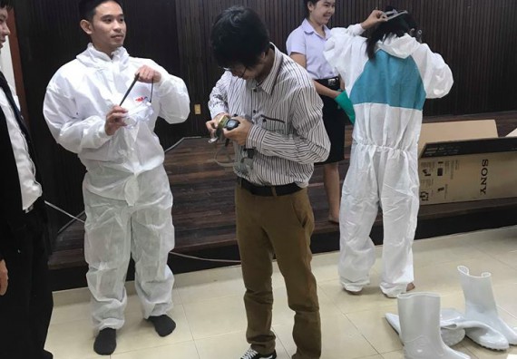 ภาพกิจกรรม โปรแกรมวิชาเคมี จัดการอบรมเชิงปฏิบัติการความปลอดภัยในห้องปฏิบัติการสำหรับครูเคมี