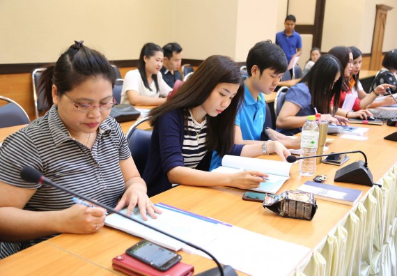 ภาพกิจกรรม คณะวิทยาศาสตร์และเทคโนโลยี เข้าร่วมการอบรมเพื่อเตรียมความพร้อมการใช้งานระบบ งบประมาณ พัสดุ การเงิน และบัญชีกองทุน โดยเกณฑ์พึงรับ-พึงจ่ายลักษณะ 3 มิติ(3D-GF)