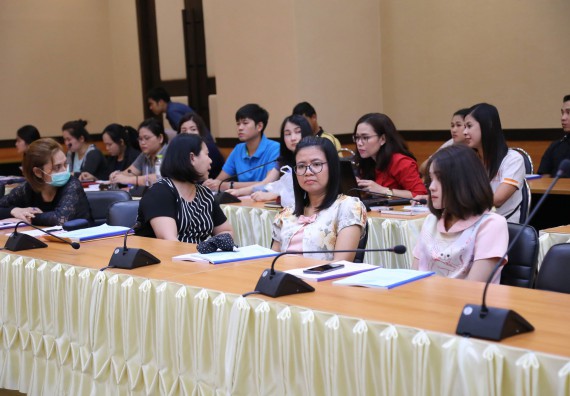 ภาพกิจกรรม คณะวิทยาศาสตร์และเทคโนโลยี เข้าร่วมการอบรมเพื่อเตรียมความพร้อมการใช้งานระบบ งบประมาณ พัสดุ การเงิน และบัญชีกองทุน โดยเกณฑ์พึงรับ-พึงจ่ายลักษณะ 3 มิติ(3D-GF)