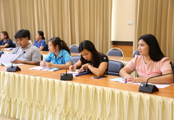 ภาพกิจกรรม คณะวิทยาศาสตร์และเทคโนโลยี เข้าร่วมการอบรมเพื่อเตรียมความพร้อมการใช้งานระบบ งบประมาณ พัสดุ การเงิน และบัญชีกองทุน โดยเกณฑ์พึงรับ-พึงจ่ายลักษณะ 3 มิติ(3D-GF)