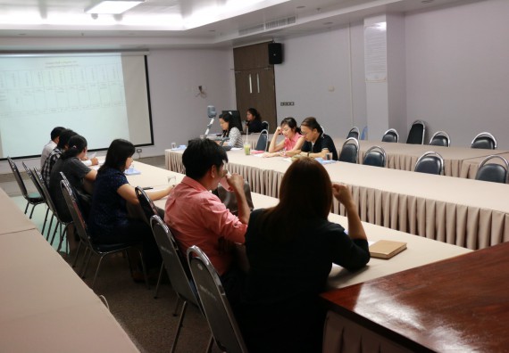 ภาพกิจกรรม คณะวิทยาศาสตร์และเทคโนโลยี จัดการประชุม เรื่อง การจัดโครงการสัมมนาทางวิชาการ