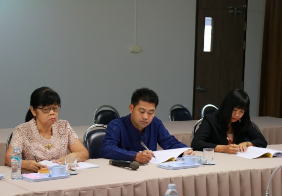 ภาพกิจกรรม หลักสูตรคณิตศาสตร์ จัดการตรวจประเมินคุณภาพภายในระดับหลักสูตรคณิตศาสตร์