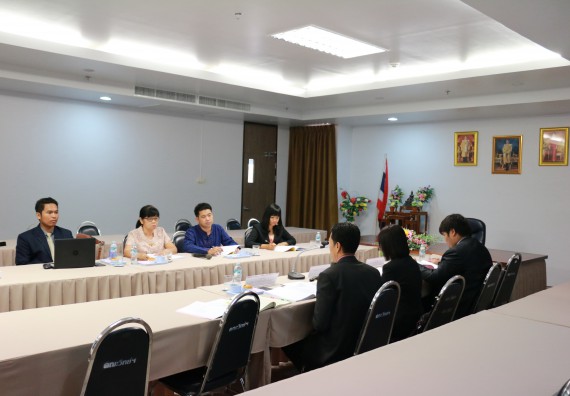 ภาพกิจกรรม หลักสูตรคณิตศาสตร์ จัดการตรวจประเมินคุณภาพภายในระดับหลักสูตรคณิตศาสตร์