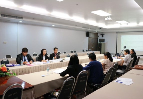 ภาพกิจกรรม หลักสูตรคณิตศาสตร์ จัดการตรวจประเมินคุณภาพภายในระดับหลักสูตรคณิตศาสตร์